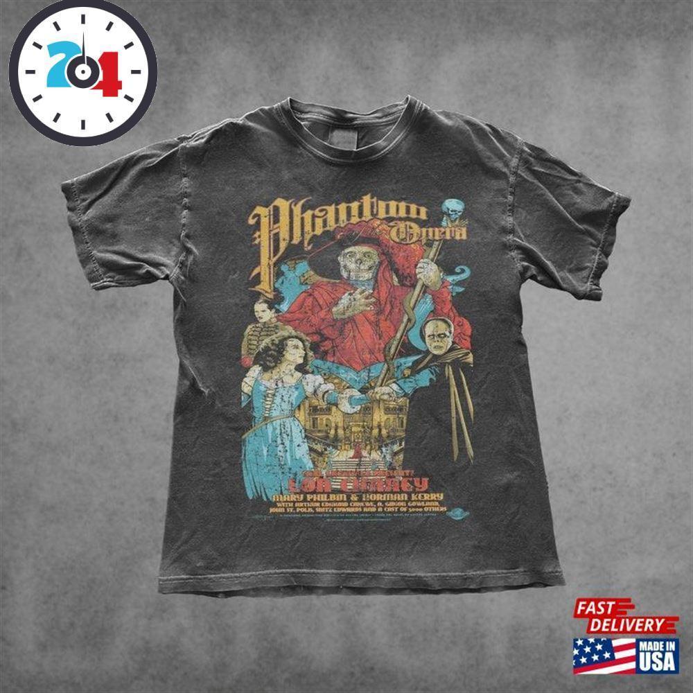 Phantom Of The Opera Retro Shirt Musical Theater Gift 80S Graphic Shirt